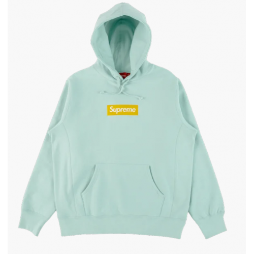 Mint green hotsell supreme hoodie